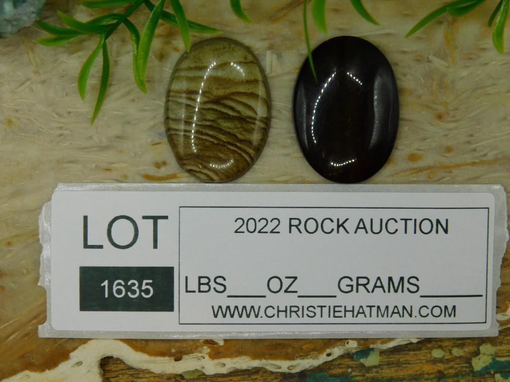 CABOCHONS ROCK STONE LAPIDARY SPECIMEN - 4