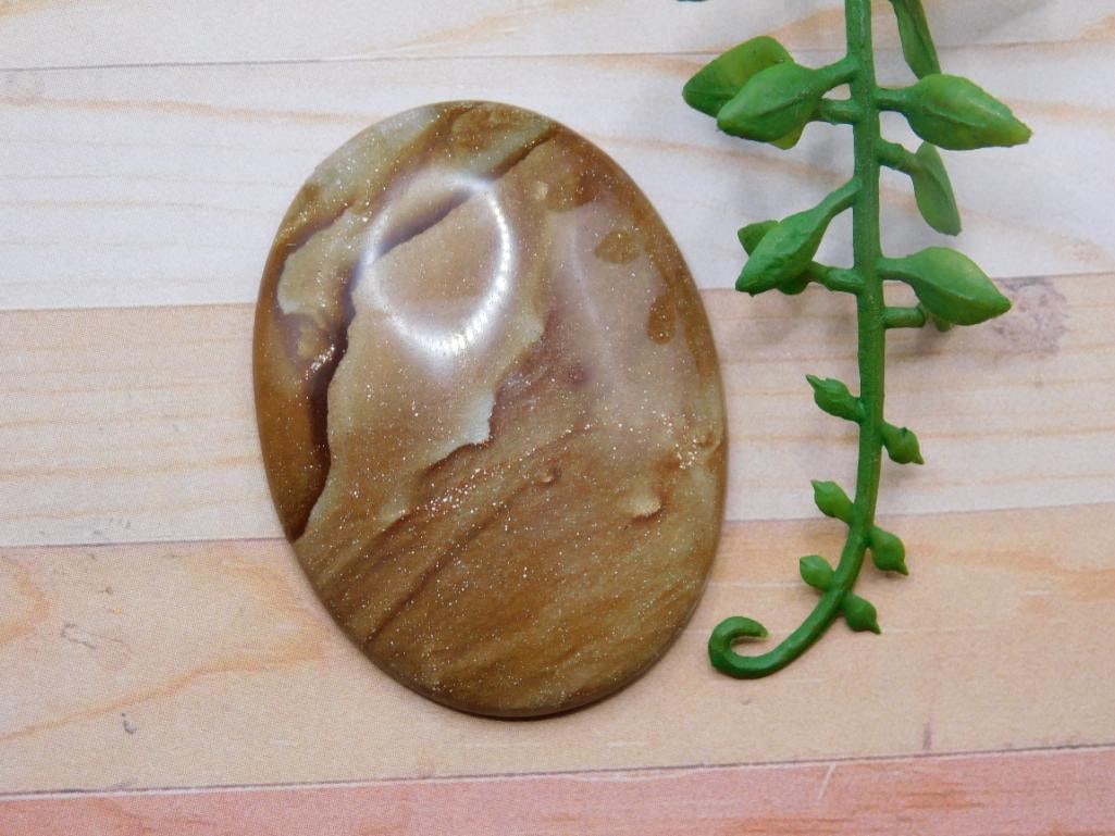 JASPER CABOCHON ROCK STONE LAPIDARY SPECIMEN (1 of 2)