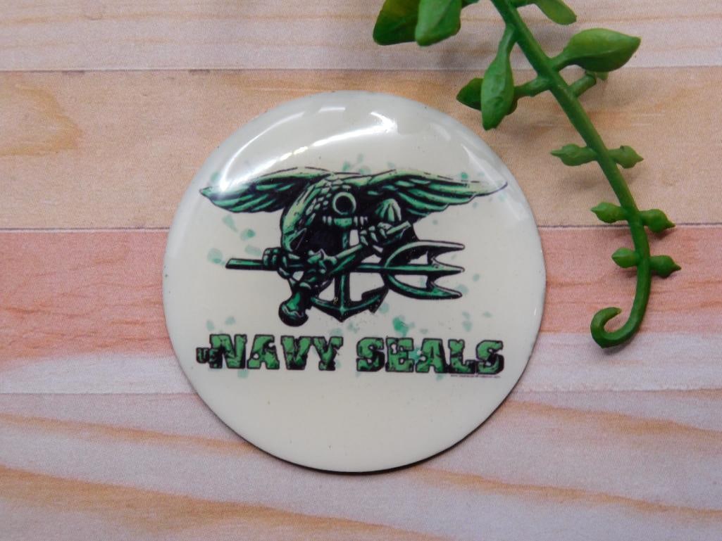NAVY SEAL CABOCHON ROCK STONE LAPIDARY SPECIMEN: NAVY SEAL CABOCHON ROCK STONE LAPIDARY SPECIMEN