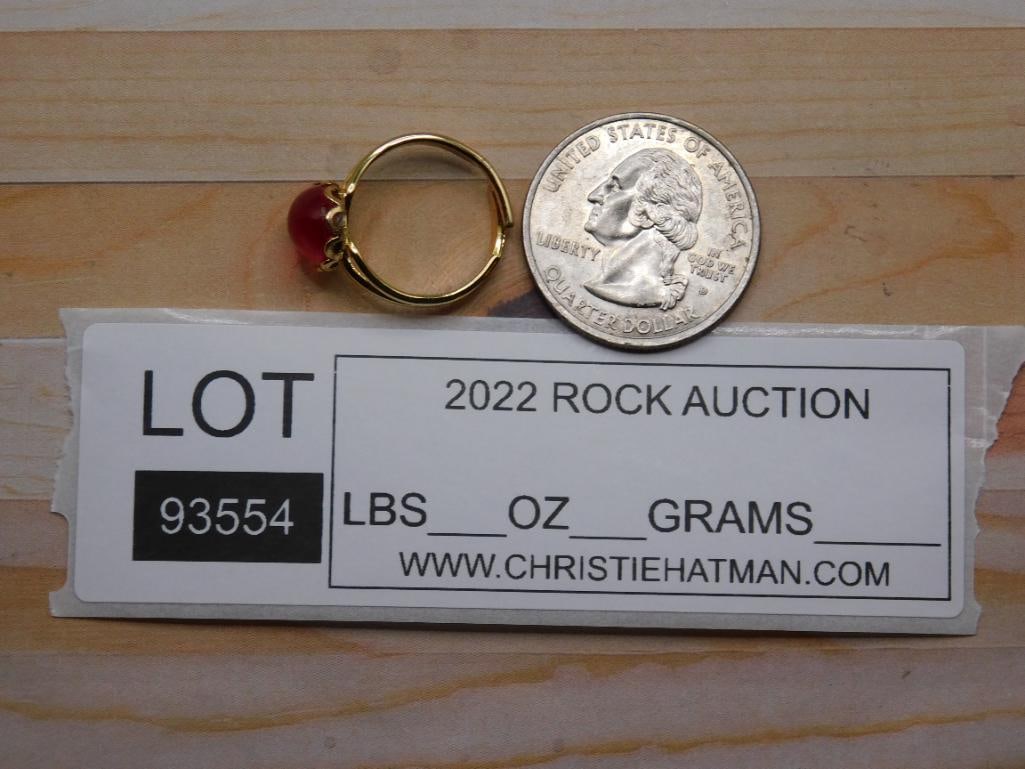 ABALONE RING ROCK STONE LAPIDARY SPECIMEN - 2