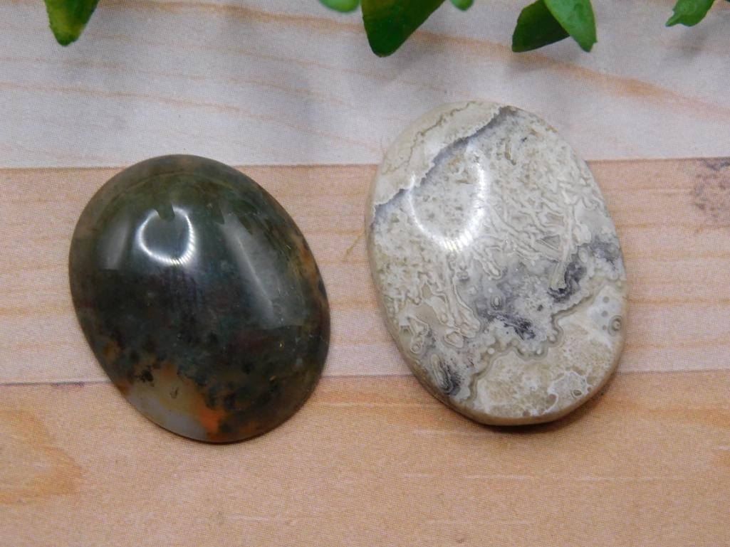 CABOCHONS ROCK STONE LAPIDARY SPECIMEN (1 of 2)