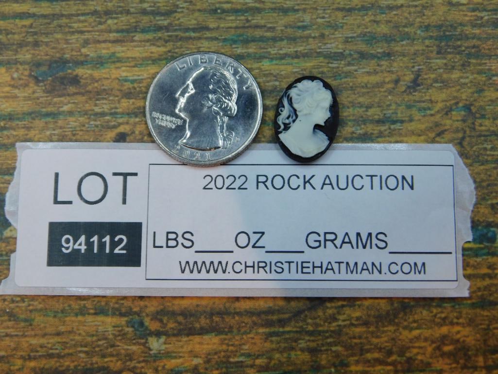 CAMEO CABOCHON ROCK STONE LAPIDARY SPECIMEN - 3