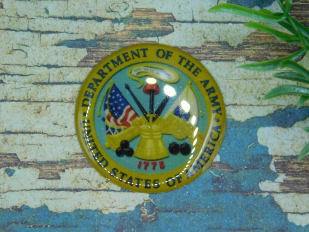 ARMY CABOCHON ROCK STONE LAPIDARY SPECIMEN (1 of 3)