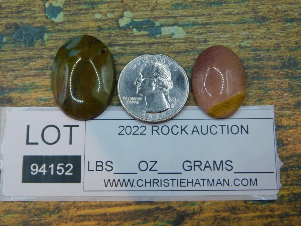 CABOCHONS ROCK STONE LAPIDARY SPECIMEN - 2