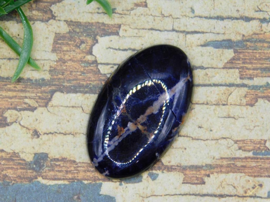 PIETERSITE CABOCHON ROCK STONE LAPIDARY SPECIMEN (1 of 2)