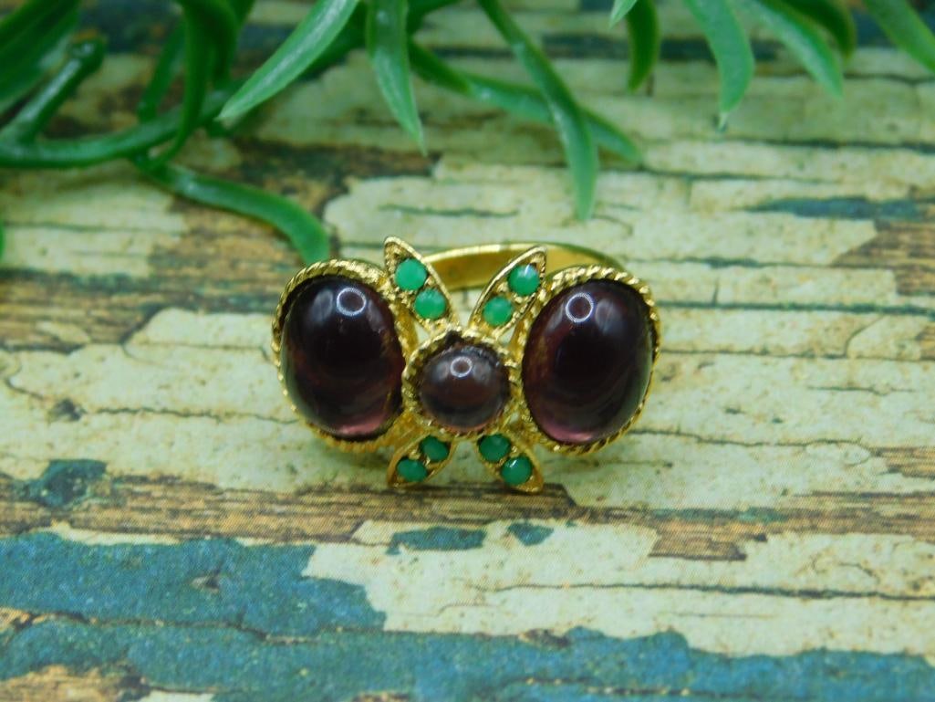 AMETHYST RING ROCK STONE LAPIDARY SPECIMEN (1 of 4)