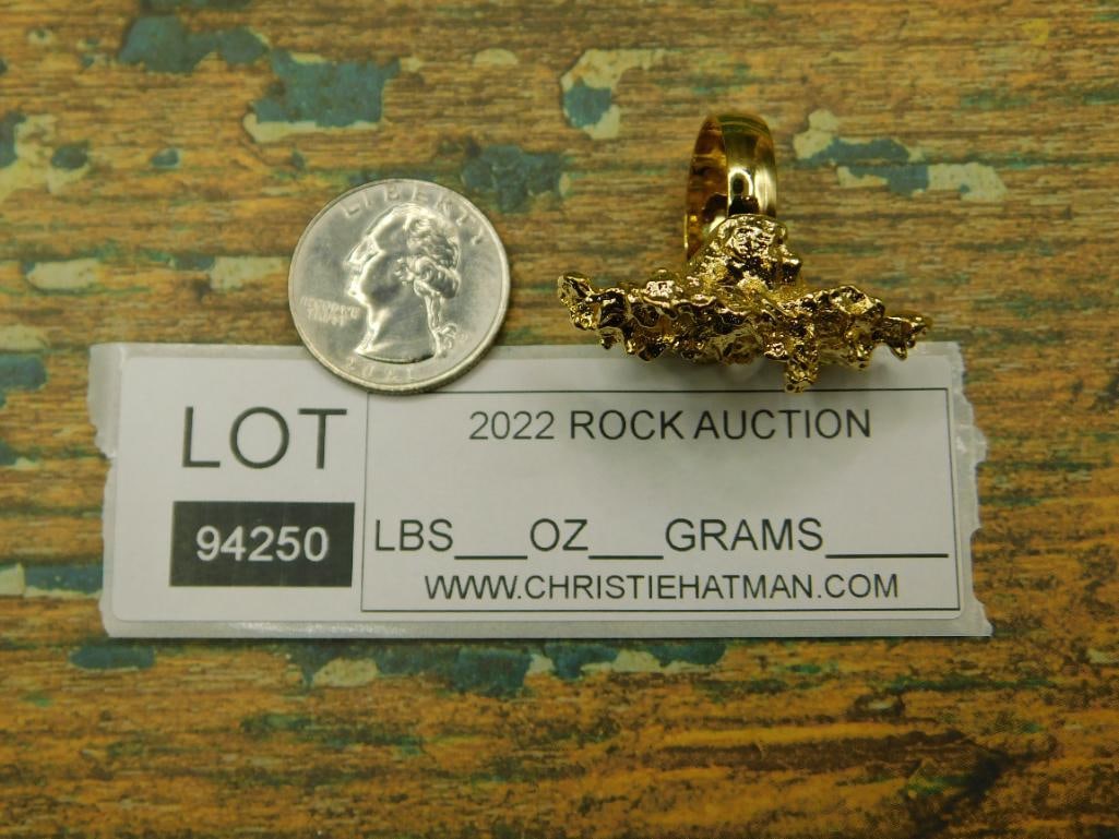 RING ROCK STONE LAPIDARY SPECIMEN - 4
