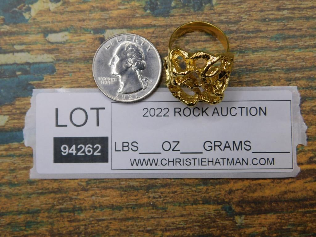 RING ROCK STONE LAPIDARY SPECIMEN - 4
