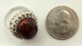 STONE RING ROCK STONE LAPIDARY SPECIMEN - 2