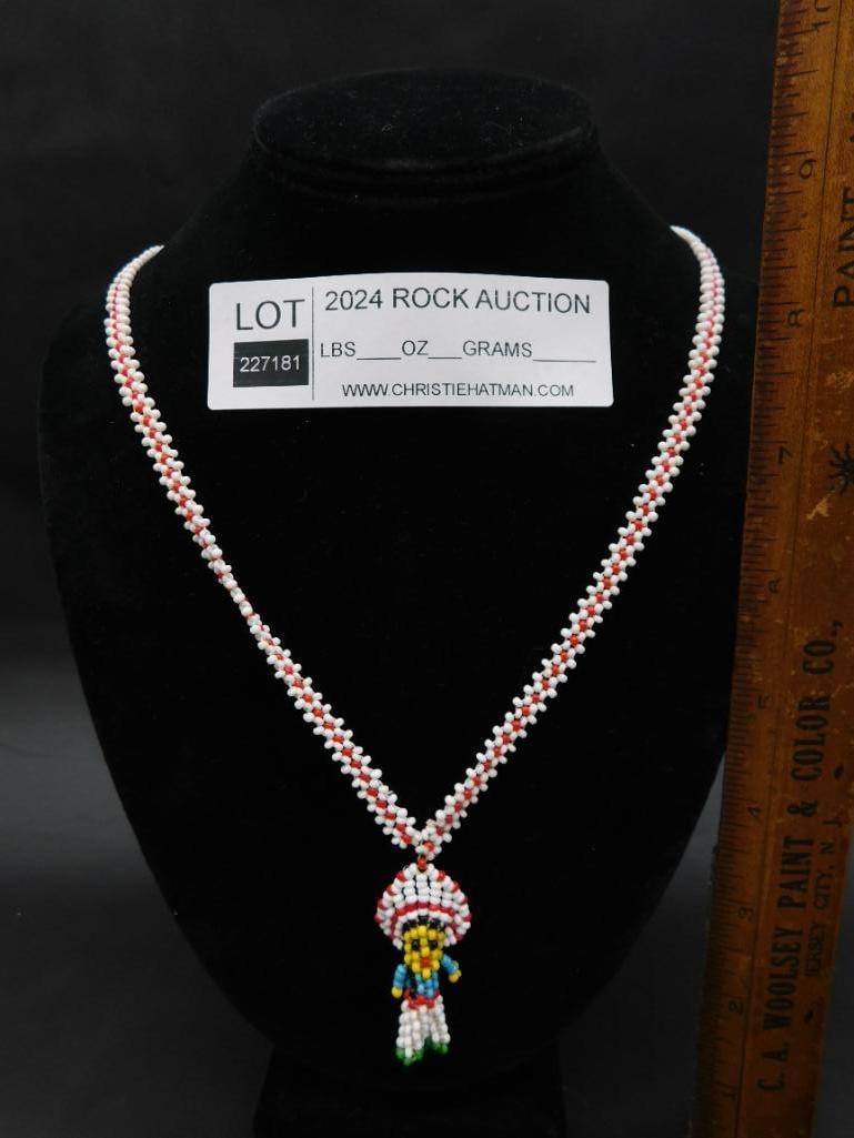 SEED BEAD NECKLACE - 3