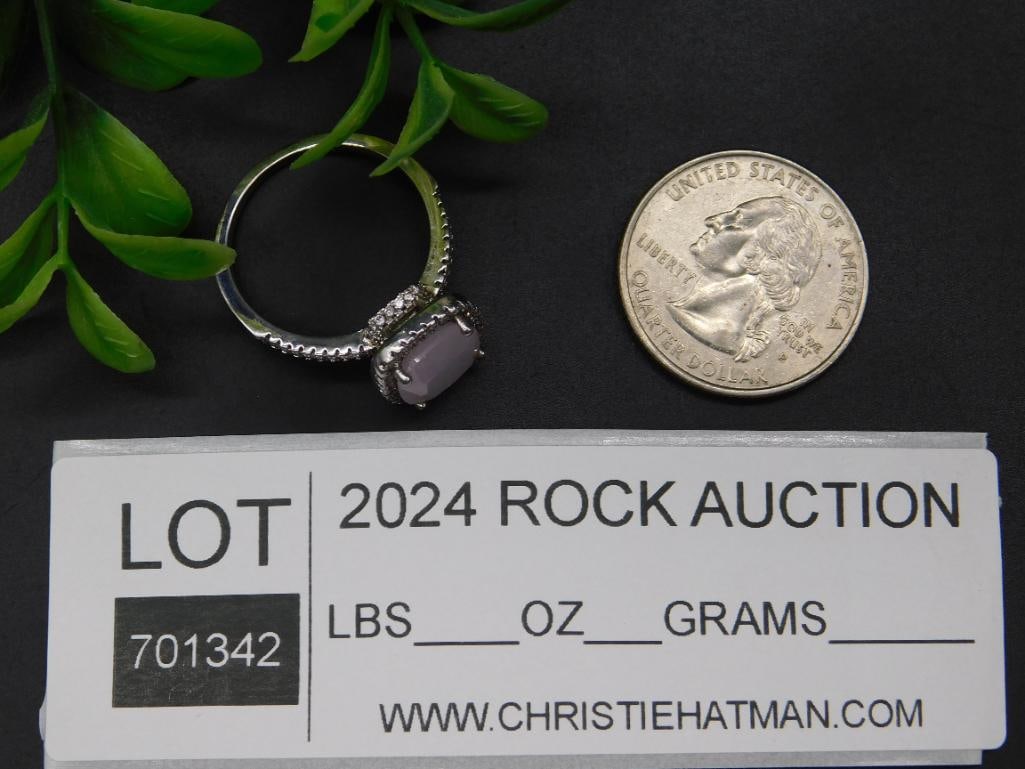 STONE RING ROCK STONE LAPIDARY SPECIMEN - 2