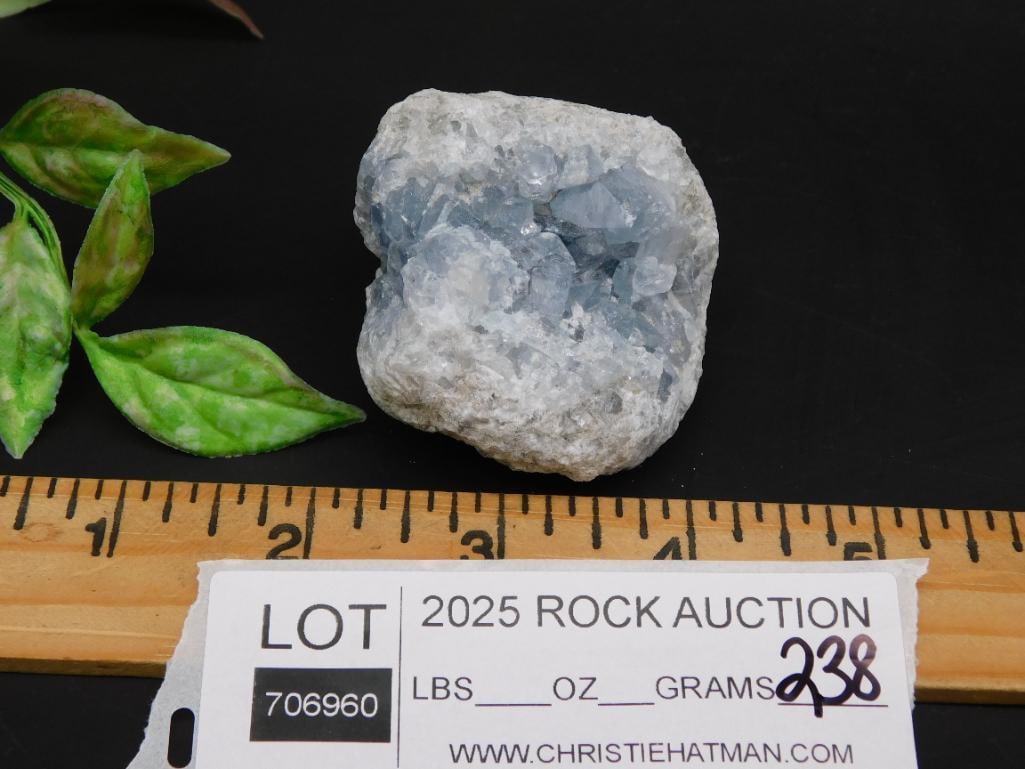 Celestite Geode with Crystalline Interior - 2