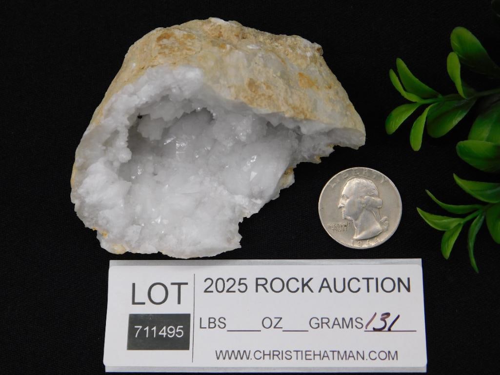 Geode Rock Stone Lapidary Specimen - 2