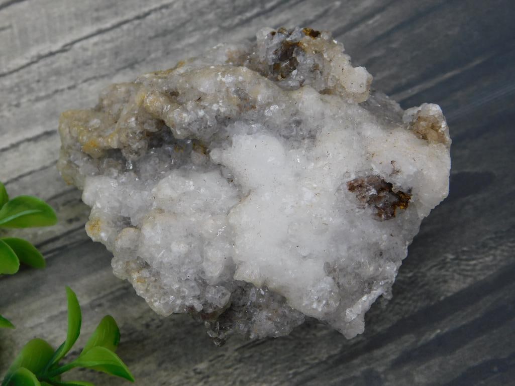 Quartz and Mineral Specimen with Label Display ROCK STONE LAPIDARY SPECIMEN (1 of 2)