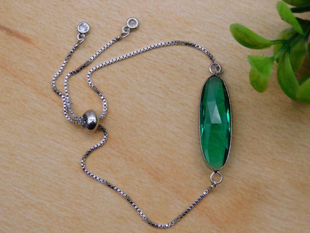 GENUINE STONE ADJUSTABLE BRACELET ROCK STONE LAPIDARY SPECIMEN: GENUINE STONE ADJUSTABLE BRACELET ROCK STONE LAPIDARY SPECIMEN