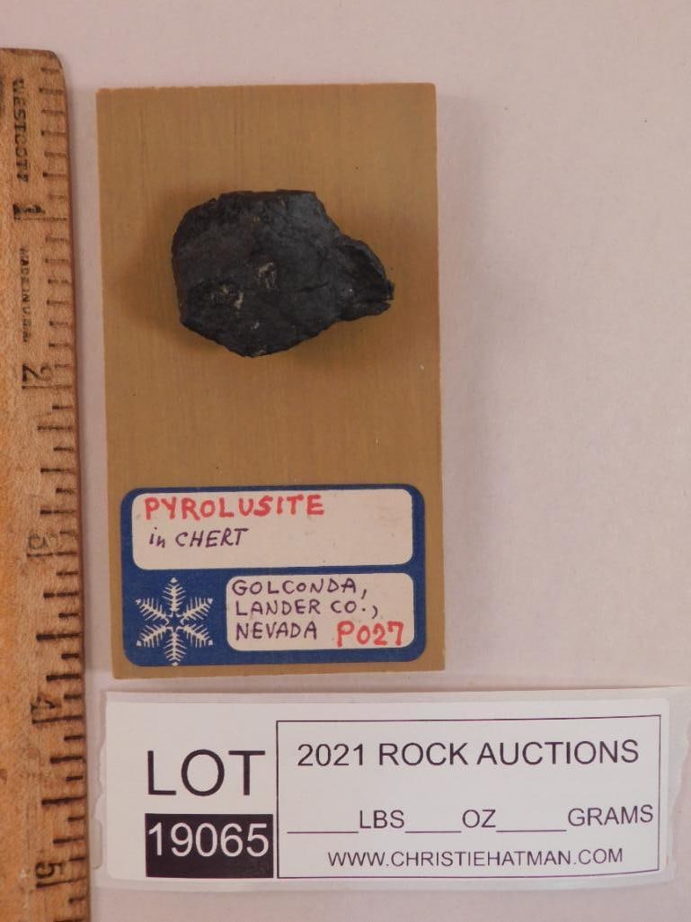 PYROLUSITE ROCK STONE LAPIDARY SPECIMEN - 2