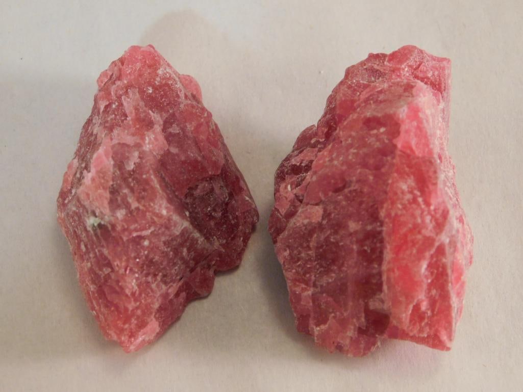 GEM RHODONITE ROCK STONE LAPIDARY SPECIMEN: GEM RHODONITE ROCK STONE LAPIDARY SPECIMEN