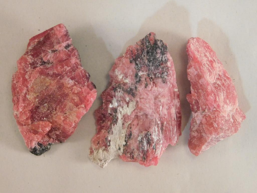GEM RHODONITE 355 CARATS ROCK STONE LAPIDARY SPECIMEN (1 of 2)