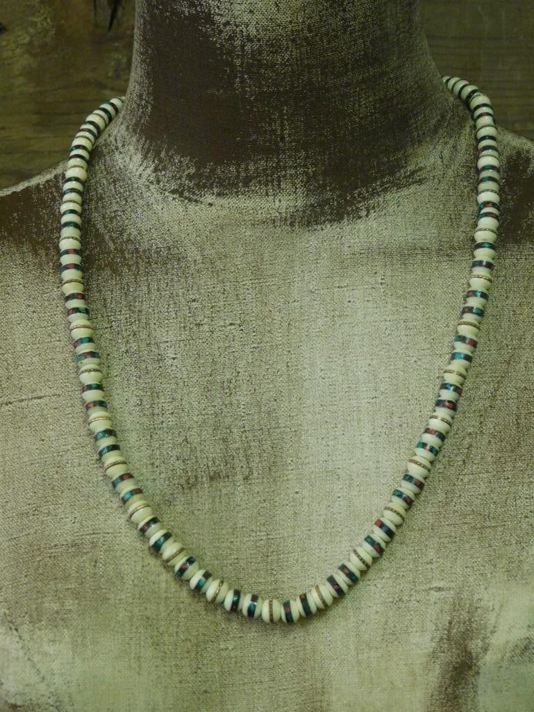 AFRICAN TRADE BEADS ROCK STONE LAPIDARY SPECIMEN (1 of 4)