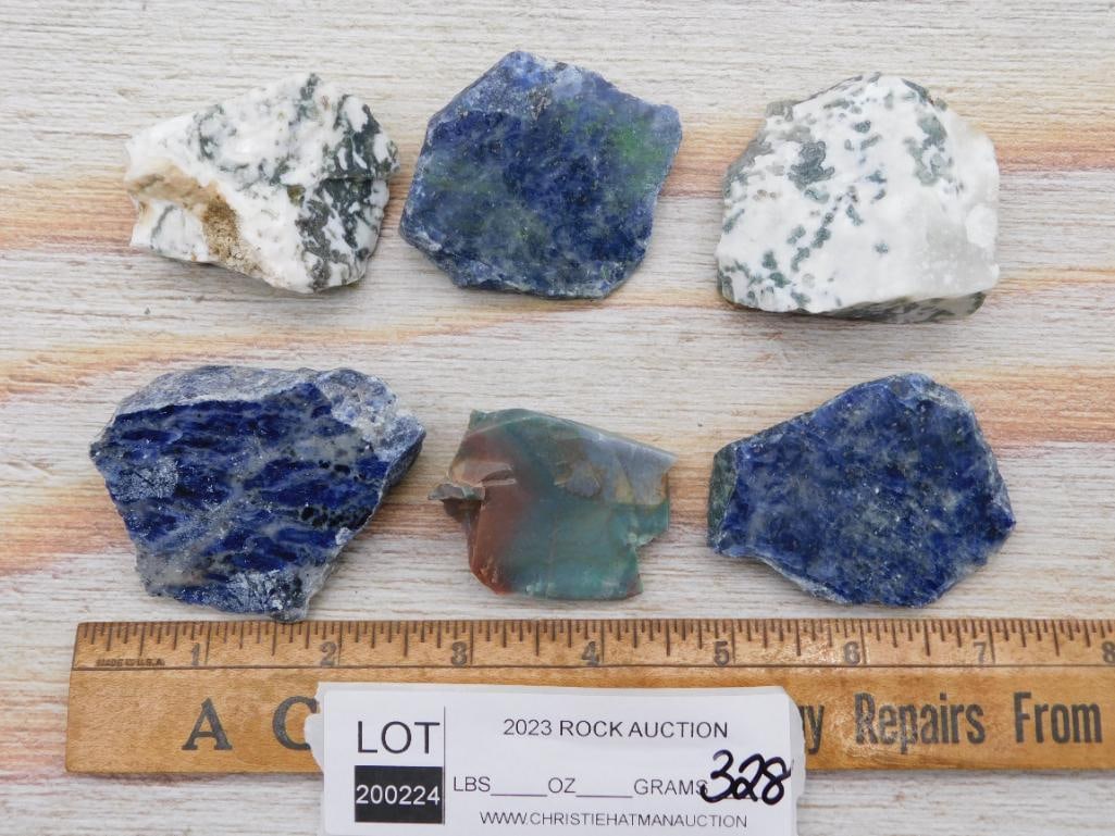 MIXED LOT ROCK STONE LAPIDARY SPECIMEN - 2