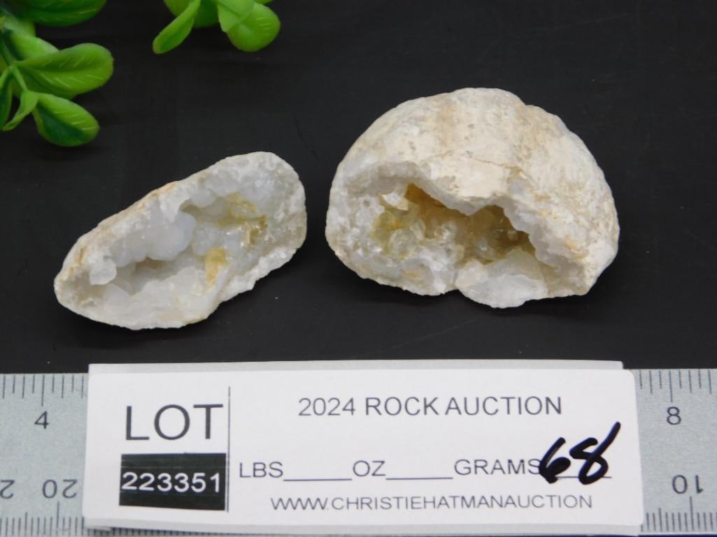 GEODE ROCK STONE LAPIDARY SPECIMEN - 3