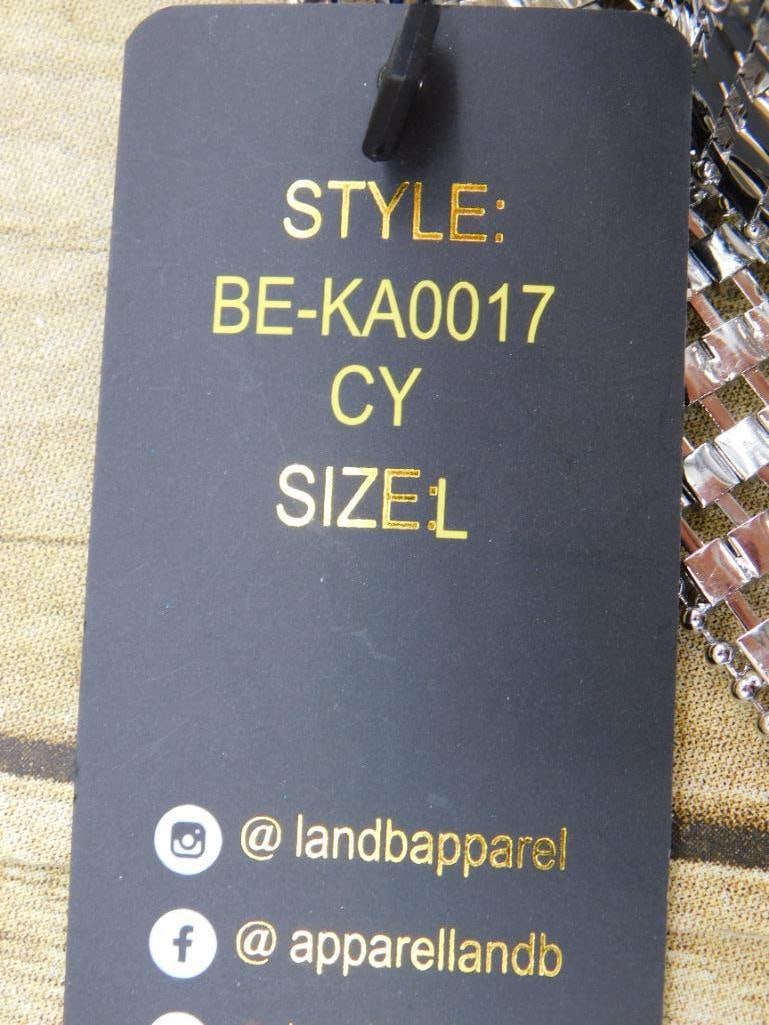 RHINESTONE BELT SIZE LARGE - 2