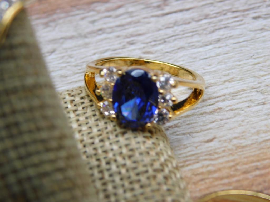 STONE RING ROCK STONE LAPIDARY SPECIMEN - 4