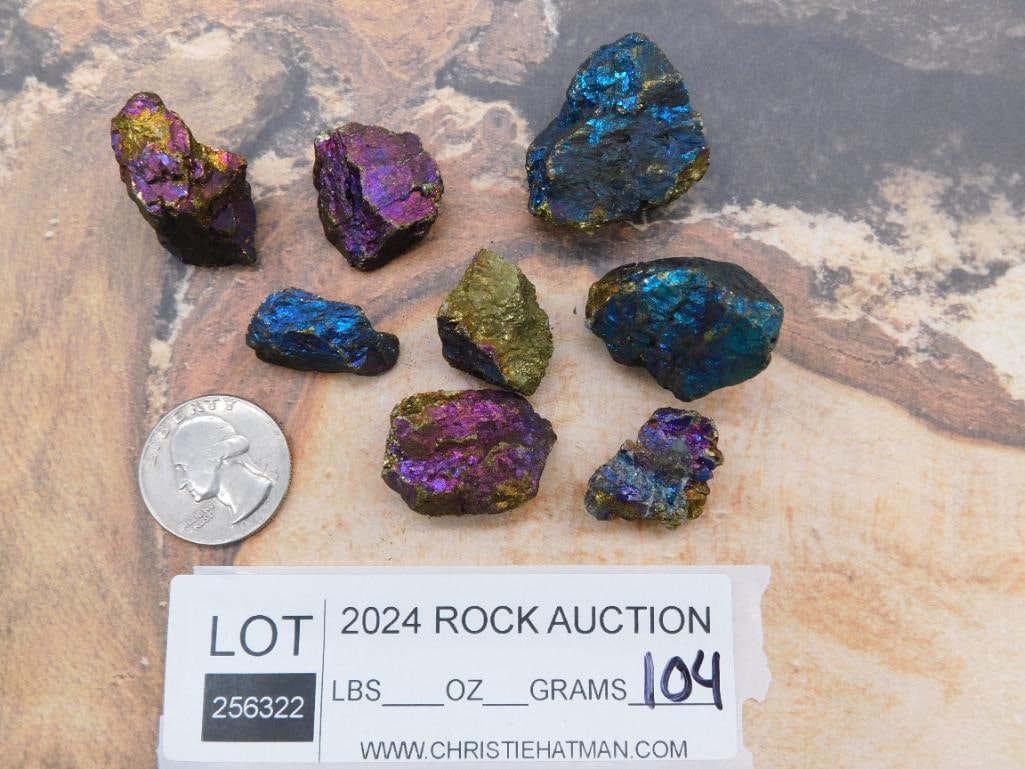 PEACOCK ORE ROCK STONE LAPIDARY SPECIMEN - 2