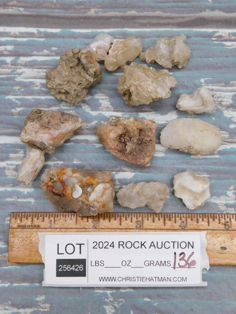 FIRE AGATE ROCK STONE LAPIDARY SPECIMEN - 2