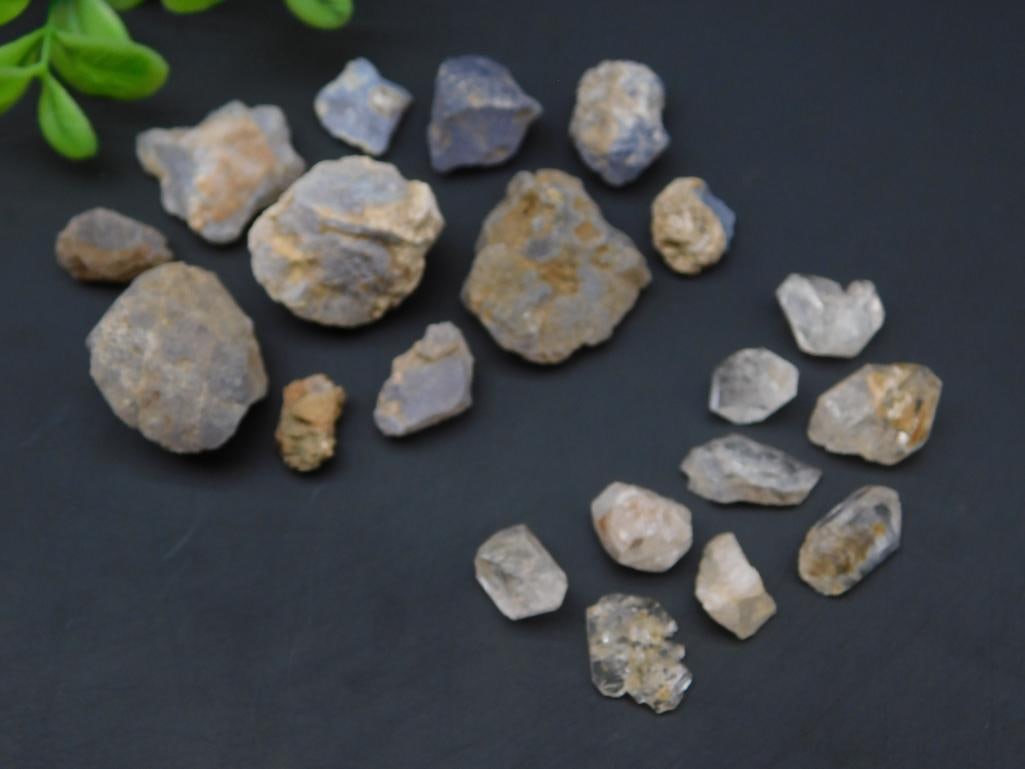 HERKIMER DIAMONDS ROCK STONE LAPIDARY SPECIMEN: HERKIMER DIAMONDS ROCK STONE LAPIDARY SPECIMEN