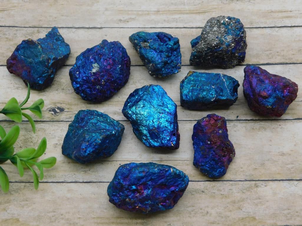 PEACOCK ORE ROCK STONE LAPIDARY SPECIMEN: PEACOCK ORE ROCK STONE LAPIDARY SPECIMEN