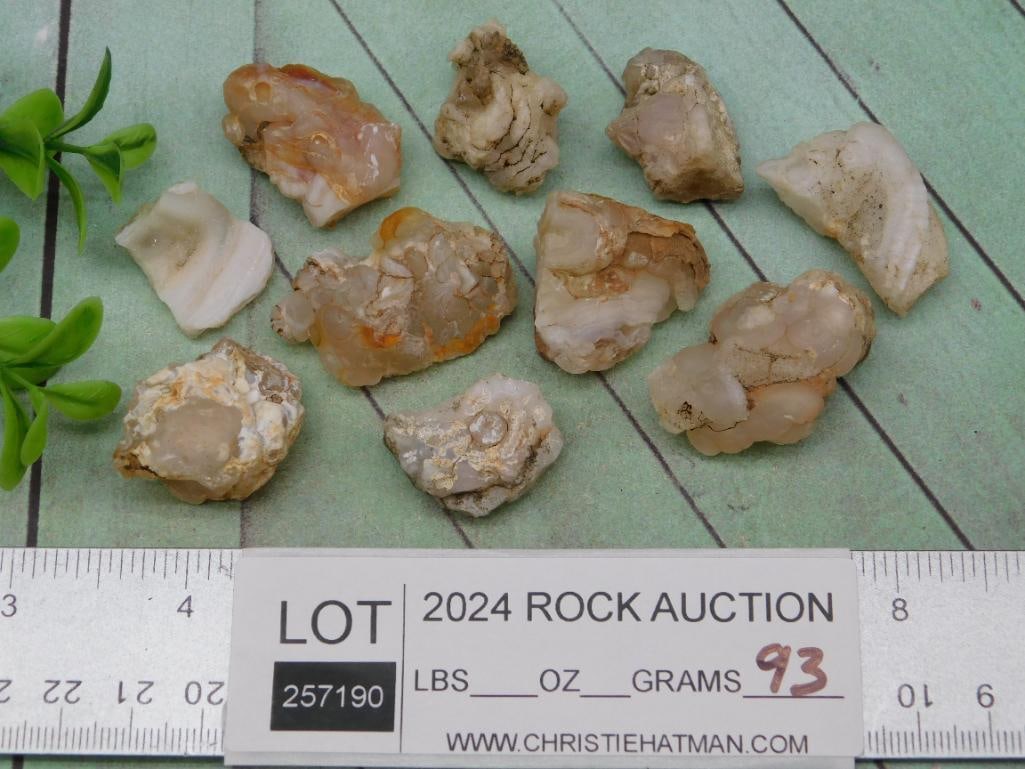 FIRE AGATE ROCK STONE LAPIDARY SPECIMEN - 3