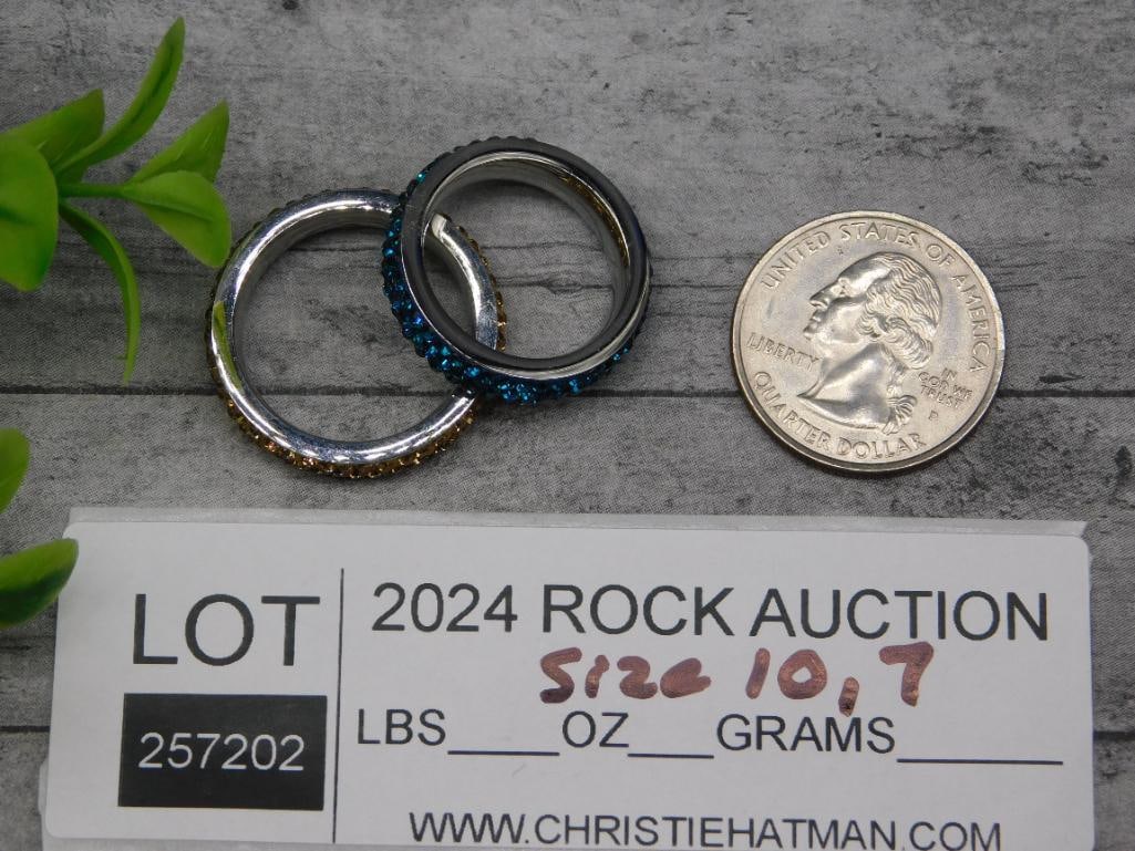 STONE RING ROCK STONE LAPIDARY SPECIMEN - 2