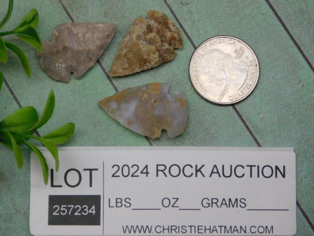 HAND KNAPPED ARTIFACTS ROCK STONE LAPIDARY SPECIMEN - 2