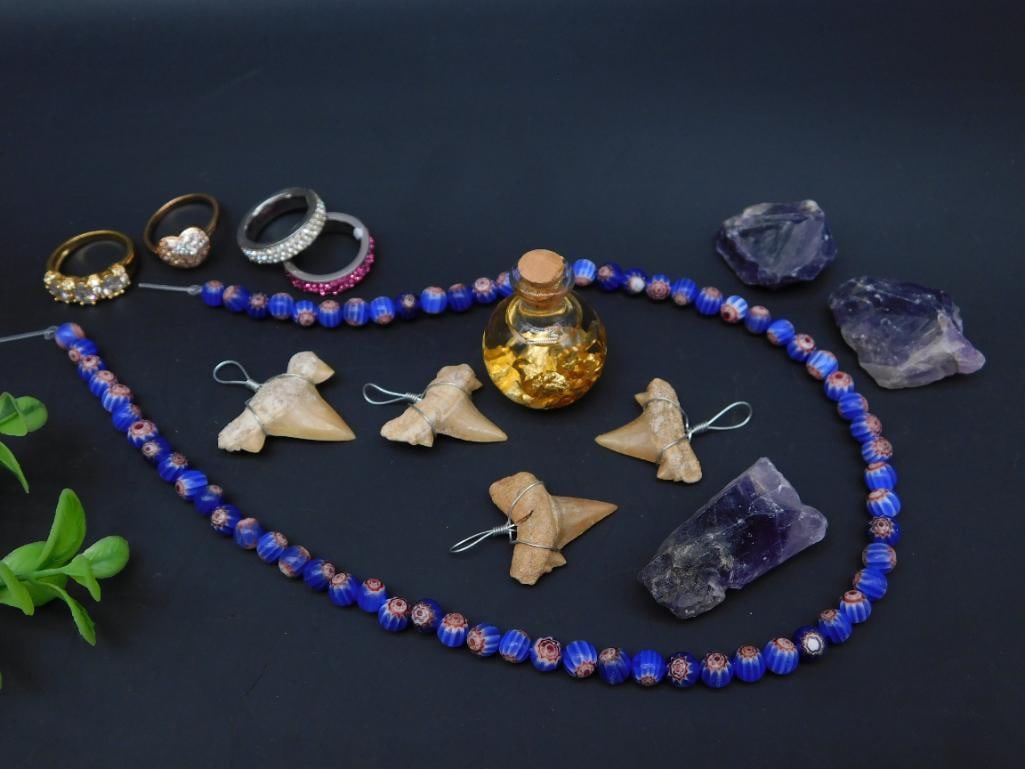 MIXED LOT ROCK STONE LAPIDARY SPECIMEN: MIXED LOT ROCK STONE LAPIDARY SPECIMEN