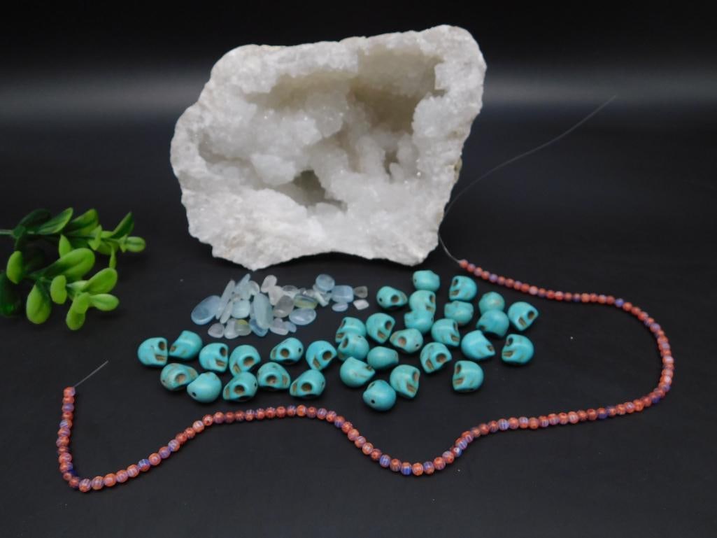 MIXED LOT ROCK STONE LAPIDARY SPECIMEN: MIXED LOT ROCK STONE LAPIDARY SPECIMEN