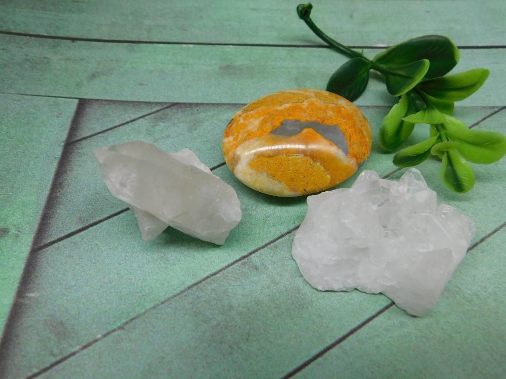 MIXED LOT ROCK STONE LAPIDARY SPECIMEN: MIXED LOT ROCK STONE LAPIDARY SPECIMEN