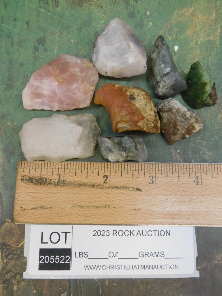 MIXED ROUGH ROCK ROCK STONE LAPIDARY SPECIMEN - 2