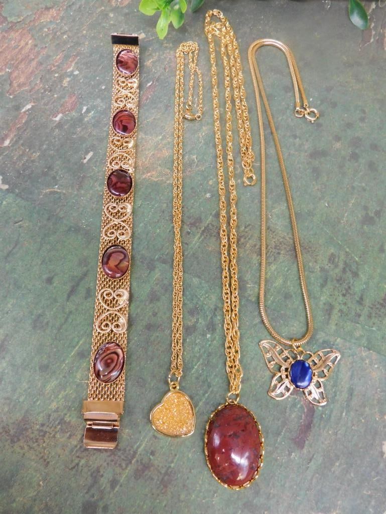 MIXED JEWELRY LOT ROCK STONE LAPIDARY SPECIMEN (1 of 2)