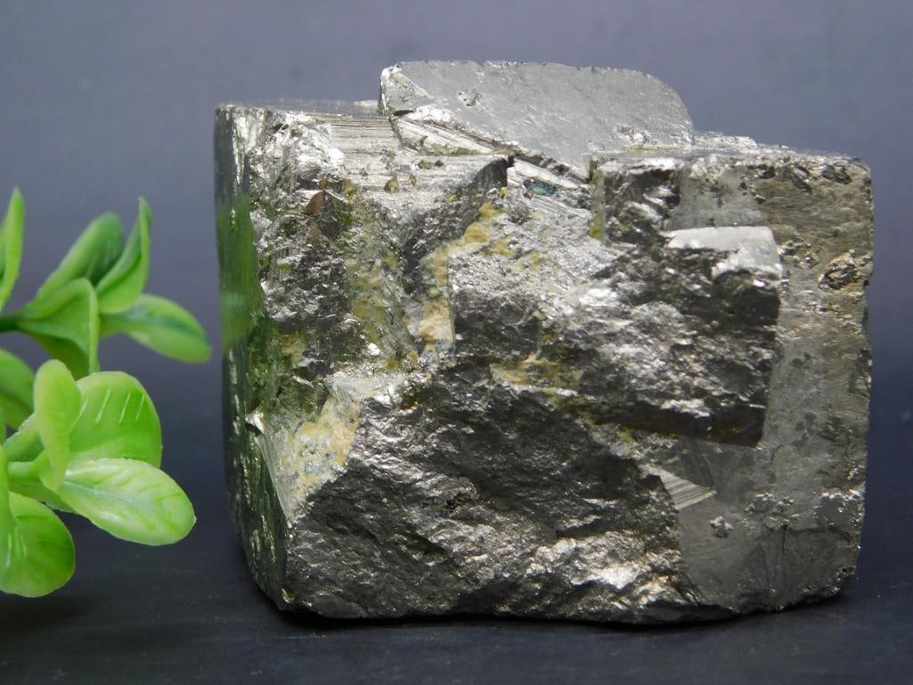 NATURAL FORMATION SPANISH PYRITE ROCK STONE LAPIDARY SPECIMEN (1 of 2)
