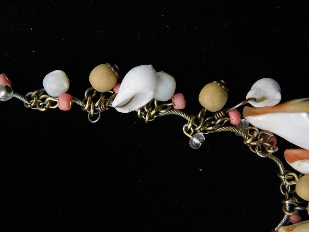 Shell and Bead Necklace With M&S Mark - 2