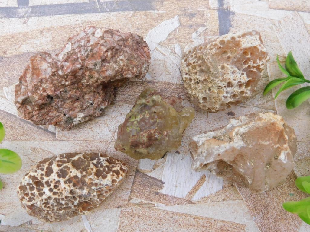 MIXED LOT ROCK STONE LAPIDARY SPECIMEN: MIXED LOT ROCK STONE LAPIDARY SPECIMEN