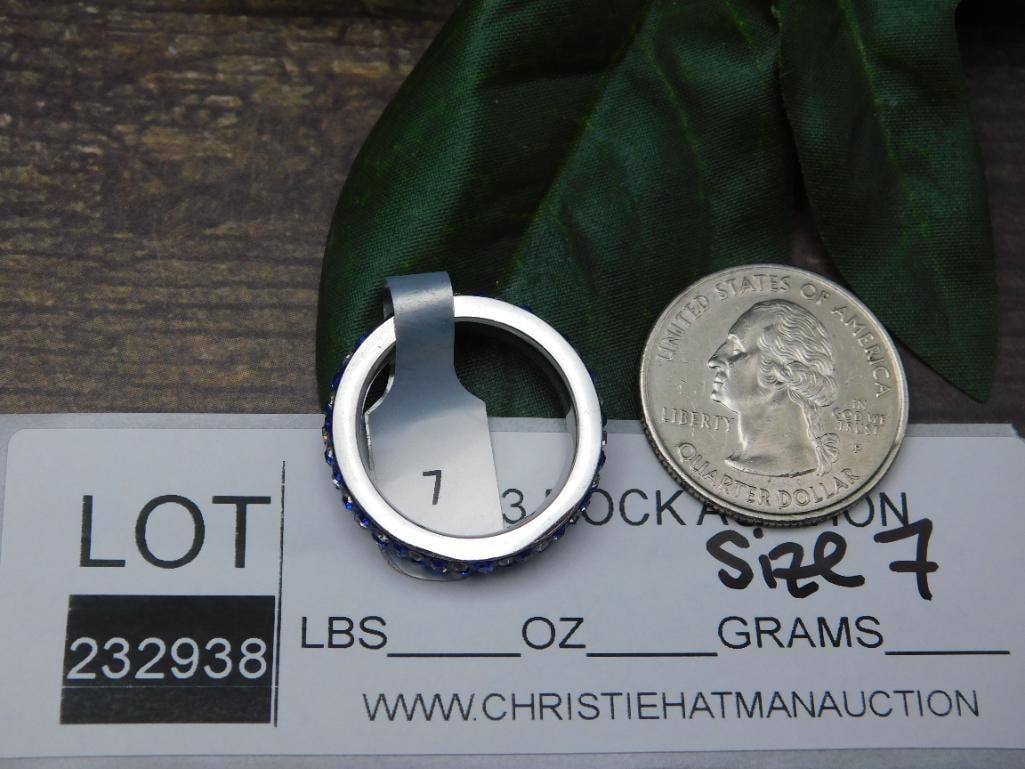 GENUINE STONE RING SIZE 7 - 2