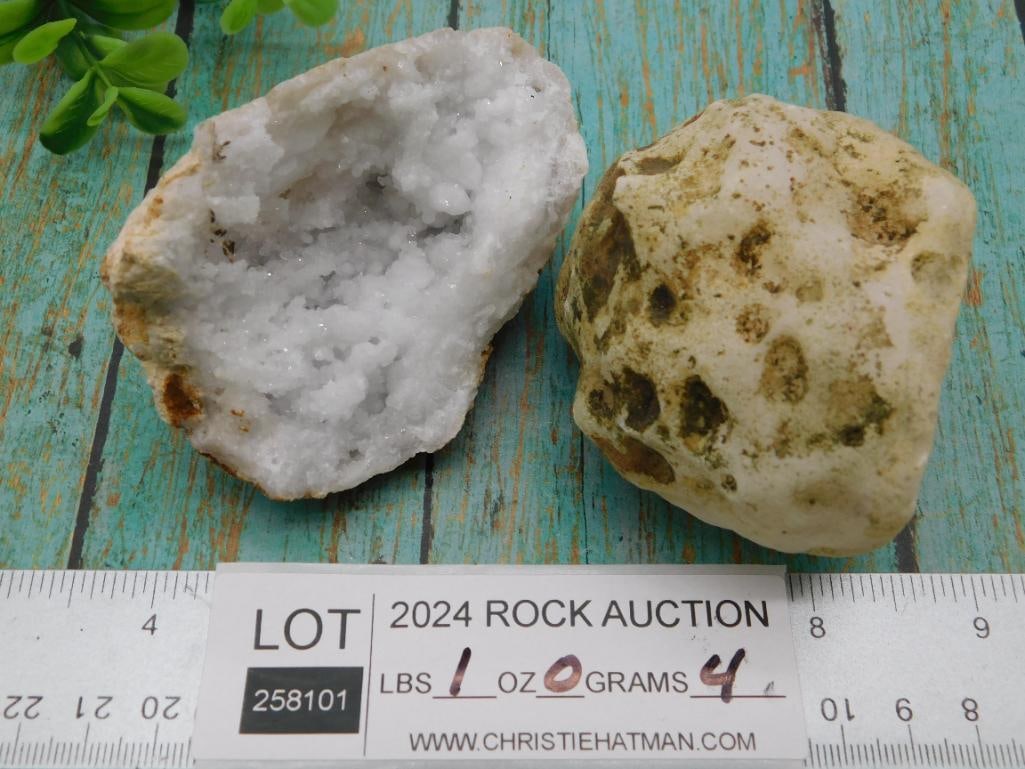 MIXED ROUGH ROCK STONE LAPIDARY SPECIMEN - 2