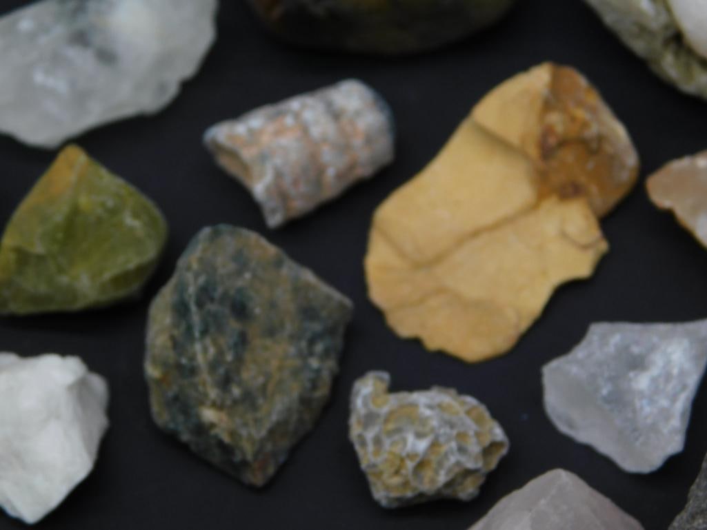 MIXED ROUGH ROCK STONE LAPIDARY SPECIMEN - 3