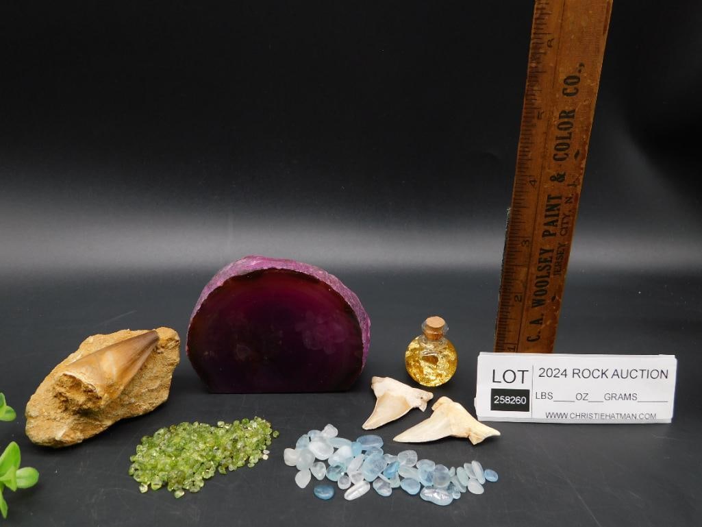 MIXED LOT ROCK STONE LAPIDARY SPECIMEN - 2