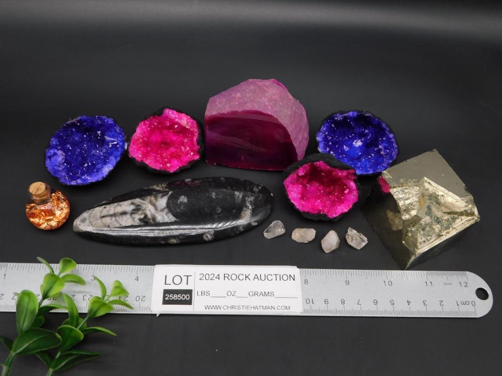 MIXED LOT ROCK STONE LAPIDARY SPECIMEN - 4