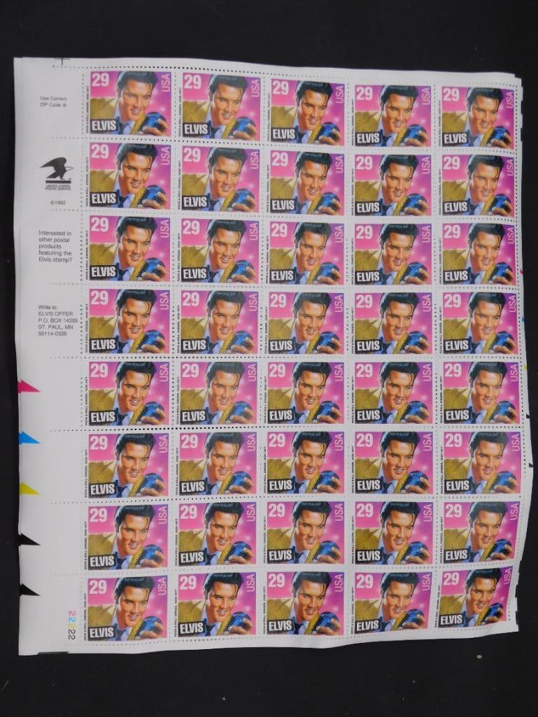 ELVIS PRESLEY US POSTAGE STAMPS VINTAGE ANTIQUE (1 of 3)