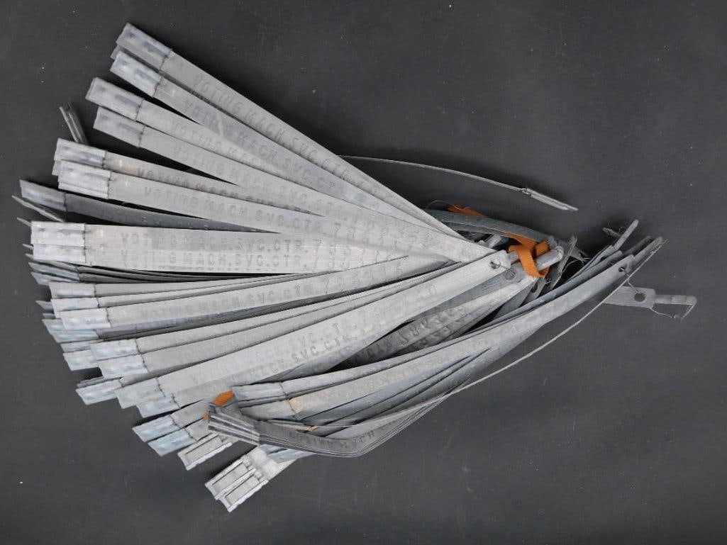 VOTING MACHINE SERVICES TAMPER-EVIDENT SEALS VINTAGE ANTIQUE: VOTING MACHINE SERVICES TAMPER-EVIDENT SEALS VINTAGE ANTIQUE