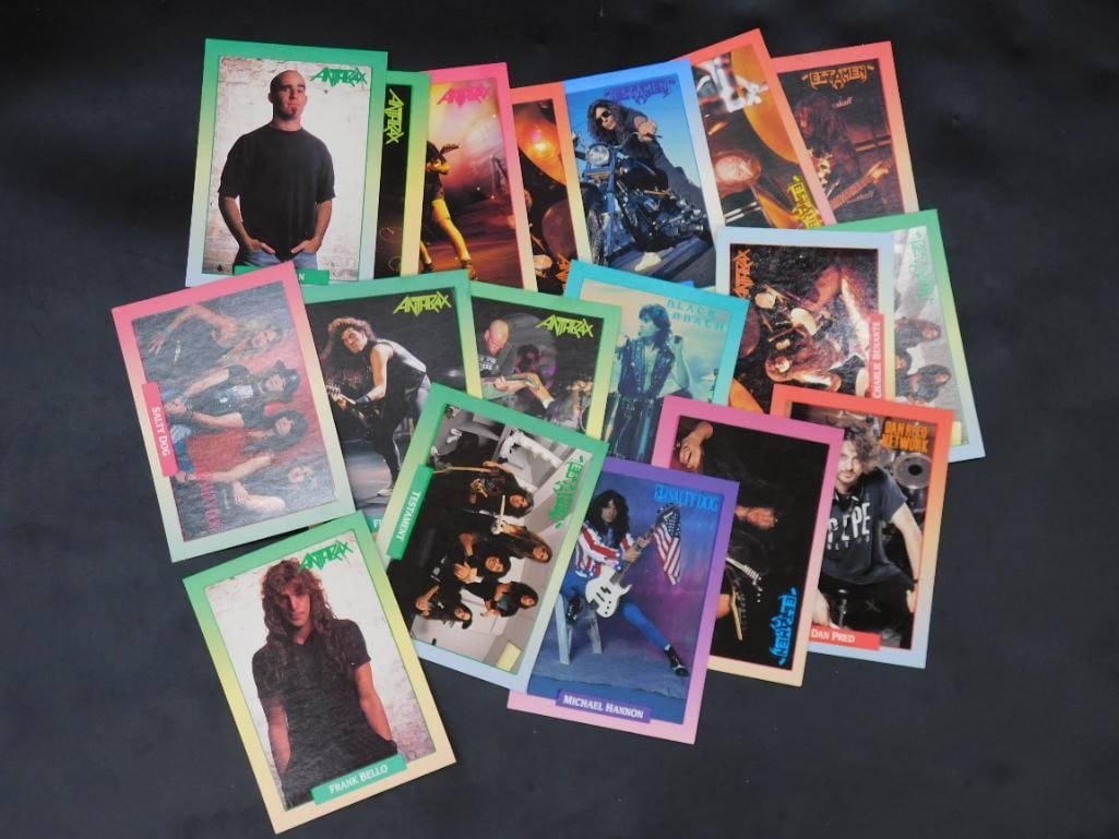 VINTAGE 1991 BROCKUM ROCKCARDS COLLECTIBLE TRADING CARDS (1 of 2)